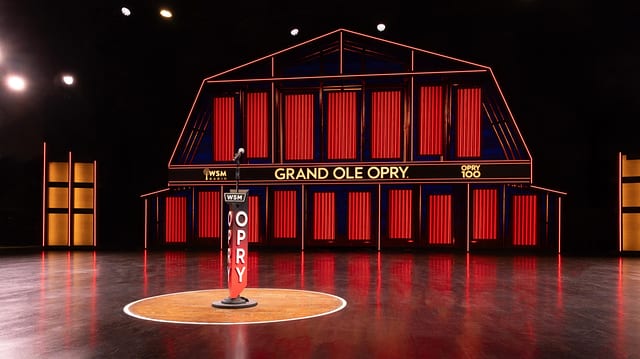 The Grand Ole Opry stage